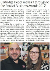 Article published in June 2017 edition of The Bedford Boro Bulletin (page 12)